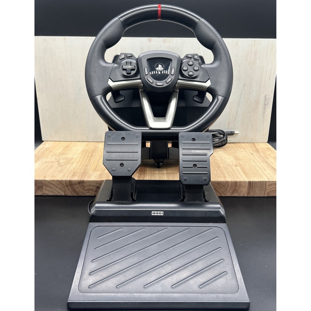 PlayStation RWA Steering Wheel Plus Pedals Compatible with PS5, PS4, PC Tested